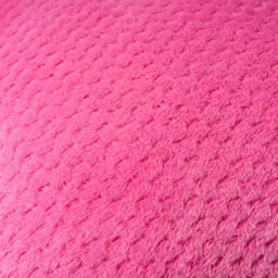 Ohs 2 Pack Of Waffle Fleece Square Cushion Covers - Hot Pink - thumbnail 6