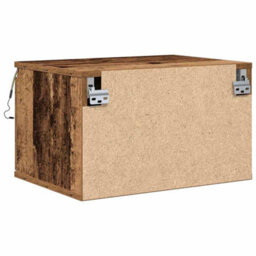 Walplus Wall-Mounted Bedside Cabinet With Old Wood 50 X 36 X 30 Cm - thumbnail 9
