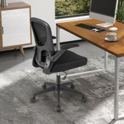 Gainoom Ergonomic Black Office Chair Adjustable Swivel Mesh Task Rocking Chair - thumbnail 8