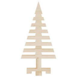 Berkfield Wooden Christmas Tree For Decoration 60 Cm Solid Wood Pine - thumbnail 4