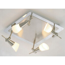 Luminosa Lighting Luminosa Diama Flush Plate G9 4 Light G9 Nickel/polished Chrome - thumbnail 2