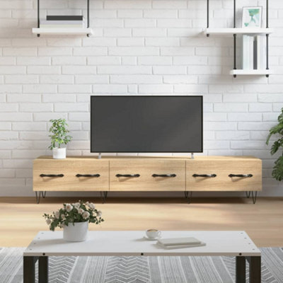 Walplus Tv Cabinet Sonoma Oak 150X36X30 Cm Engineered Wood - image 1