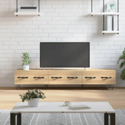 Walplus Tv Cabinet Sonoma Oak 150X36X30 Cm Engineered Wood - thumbnail 1