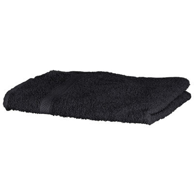 Towel City Luxury Range 550 Gsm - Hand Towel (50 X 90 Cm) Black (One Size)