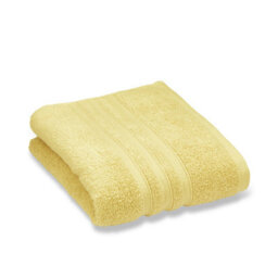 Catherine Lansfield Zero Twistzero Twist Cotton 90X140Cm Bath Sheet Yellow - thumbnail 4