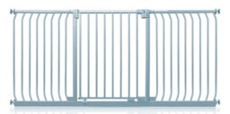 Safetots Elite Pressure Safety Gate, 188Cm - 197Cm, Matt Grey, Pressure Fit Stair Gate - thumbnail 1