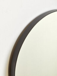 Orsina Sturdy Medium Matte Black Finish Wall Mirror, Versatile Hallway Mirror, Contemporary Wall Mirror For Home - thumbnail 3