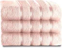 Gc Gaveno Cavailia 3 Piece Kensington Bath Sheet 80X140 Blush Pink 500 Gsm Quick Dry & Water Absorbent Towel