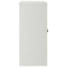 Walplus Office Cabinet With 2 Doors Grey 90 Cm Steel - thumbnail 4