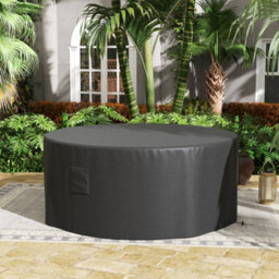 Outsunny Large Outdoor Set Round Cover Garden Furniture Waterproof - thumbnail 1