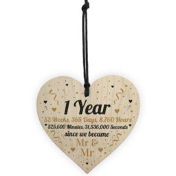 Red Ocean One Year As Mr And Mr First Anniversary Love Husband Couple Gifts - thumbnail 5