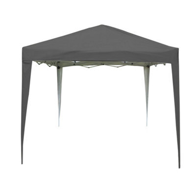 Sundaze 3X3M Anthracite Pop Up Gazebo Tent Outdoor Garden Shelter Folding Marquee Canopy With Frame (No Side Panels) - image 1