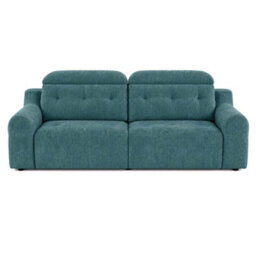 Furnishings For Less UK Harrington Teal Electric Sofa Bed Chenille Adjustable Headrests - thumbnail 2