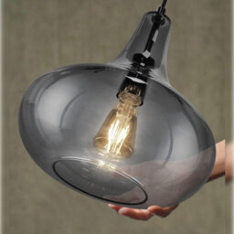 Long Life Lamps Company Modern Tear Drop Dome Ceiling Glass Pendant Lamp M0240 - thumbnail 5