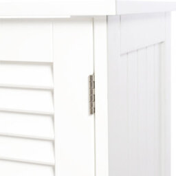 Darphe White Under Sink Bathroom Cabinet 2 Shutter Door - thumbnail 7