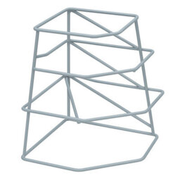 4 Tier Corner Plate Rack For Kitchen Cupboard Heavy Duty Space Saving Dish Rack Shelf Compact Storage Organiser Grey