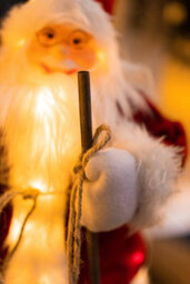 Christmas Red Jumbo Santa Claus - Deluxe In-Lit Battery Operated Soft Plush Standing Santa Figure Led - thumbnail 7