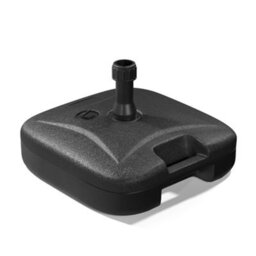 Living And Home Black Pp Square Plastic Water And Sand Filled Freestanding Garden Patio Parasol Base 20Kg - thumbnail 5