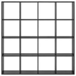 Berkfield Book Cabinet Black Oak 137.5 X 29 X 137.5 Cm Engineered Wood - thumbnail 5