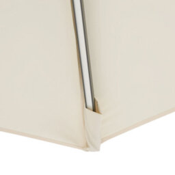 Wyld And Coco Cantilever Garden Parasol 285Cm Hexagonal Beige Polyester With Solar Led, Aluminium Crank - thumbnail 7