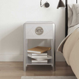 Berkfield Durable Aviator End Table With 1 Drawer Vintage Aircraft Airman Style - thumbnail 3