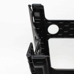 Step Stool Black Foldable Plastic Lightweight Portable Folding Stool - thumbnail 5