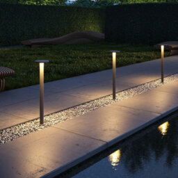 Luminosa Lighting Luminosa Maytoni Wald Outdoor Bollard Graphite, 80Cm, 3000K Ip65 - thumbnail 2