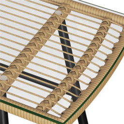 Yaheetech Tan/cream 3-Pieces Outdoor Patio Bistro Set With Cushions & Pillows - thumbnail 8