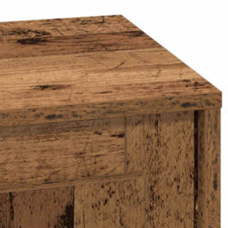 Berkfield Bedside Cabinet With Led Lights Old Wood 44X34,5X45 Cm - thumbnail 9