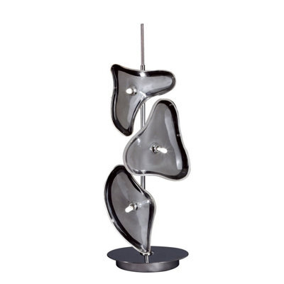 Luminosa Lighting Luminosa Otto Table Lamp 3 Light G4, Polished Chrome, Not Led/cfl Compatible - image 1