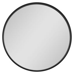 GoodHome Tisa Black Round Wall-Mounted Bathroom Mirror (H)60Cm (W)60Cm - thumbnail 2