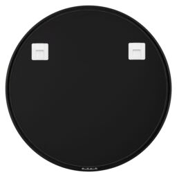 GoodHome Tisa Black Round Wall-Mounted Bathroom Mirror (H)60Cm (W)60Cm - thumbnail 3