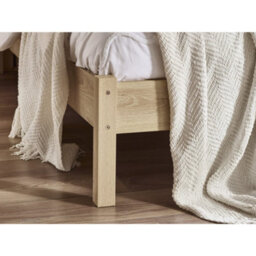 Oakham Zinc Rattan Bed - Oak -  King (150Cm) - thumbnail 7