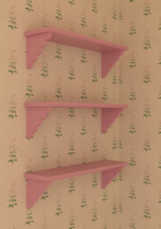 Pack Of 2 Scallop Wooden Shelf Brackets - Mdf (Moisture Resistant) - Unpainted - 186mm X 186mm X 25mm (By Trims & Co.) - thumbnail 2