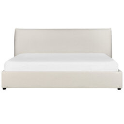Beliani Ottoman Bed Boucle Lavaur 180 X 200 Cm (Eu Super King) Off-White - thumbnail 5