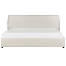 Beliani Ottoman Bed Boucle Lavaur 180 X 200 Cm (Eu Super King) Off-White - thumbnail 4