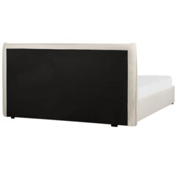 Beliani Ottoman Bed Boucle Lavaur 180 X 200 Cm (Eu Super King) Off-White - thumbnail 7