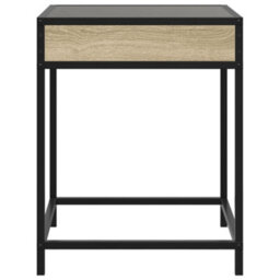 Berkfield Bedside Table With Infinity Led Sonoma Oak 40X40X51 Cm - thumbnail 6