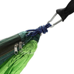 Portable Camping Hammock With Mosquito Net And Tree Straps 200Kg Capacity, Green - thumbnail 6