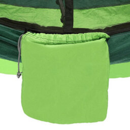 Portable Camping Hammock With Mosquito Net And Tree Straps 200Kg Capacity, Green - thumbnail 5