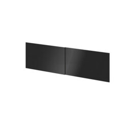 GoodHome Atomia Gloss Anthracite Sliding Wardrobe Door Pack Of 4 (H)560mm (W)987mm - thumbnail 1