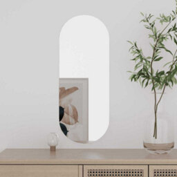 Vidaxl Wall Mirror 20X50 Cm Glass Oval - thumbnail 1
