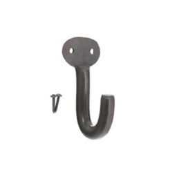 Spira Brass Cosmo Coat Hook Matt Black Finish - thumbnail 4