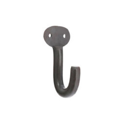 Spira Brass Cosmo Coat Hook Matt Black Finish - thumbnail 1