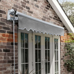 Primrose Awnings 4.0M X 3.0M Retractable Manual Standard Silver Awning Outdoor Patio Canopy - thumbnail 5