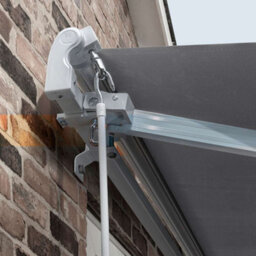 Primrose Awnings 4.0M X 3.0M Retractable Manual Standard Silver Awning Outdoor Patio Canopy - thumbnail 4