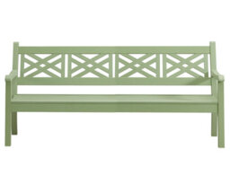 Winawood Speyside 4 Seater Wood Effect Bench - Duck Egg Green - thumbnail 5
