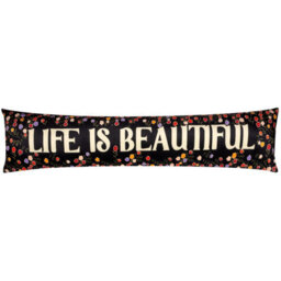 Furn. La Vida Life Is Beautiful Velvet Draught Excluder - thumbnail 2
