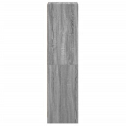 Berkfield Highboard With Glass Doors Grey Sonoma 35X37X142 Cm - thumbnail 7