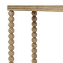 Wyld Haus Wales Retro Console Table Natural Oak Finish With Bobbin-Turned Legs 1200 X 400 X 840mm - thumbnail 6